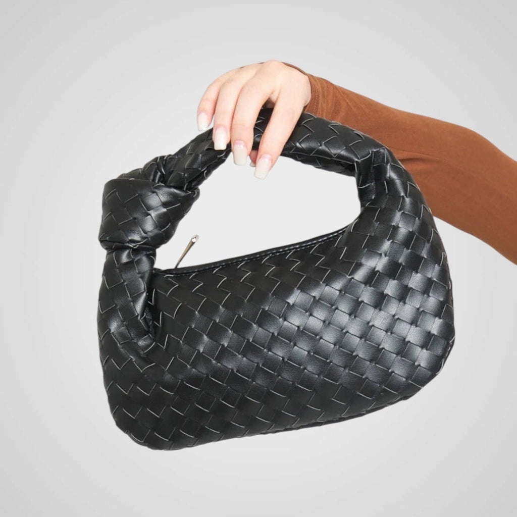 Aura | Mini Woven Knot Handle Bag