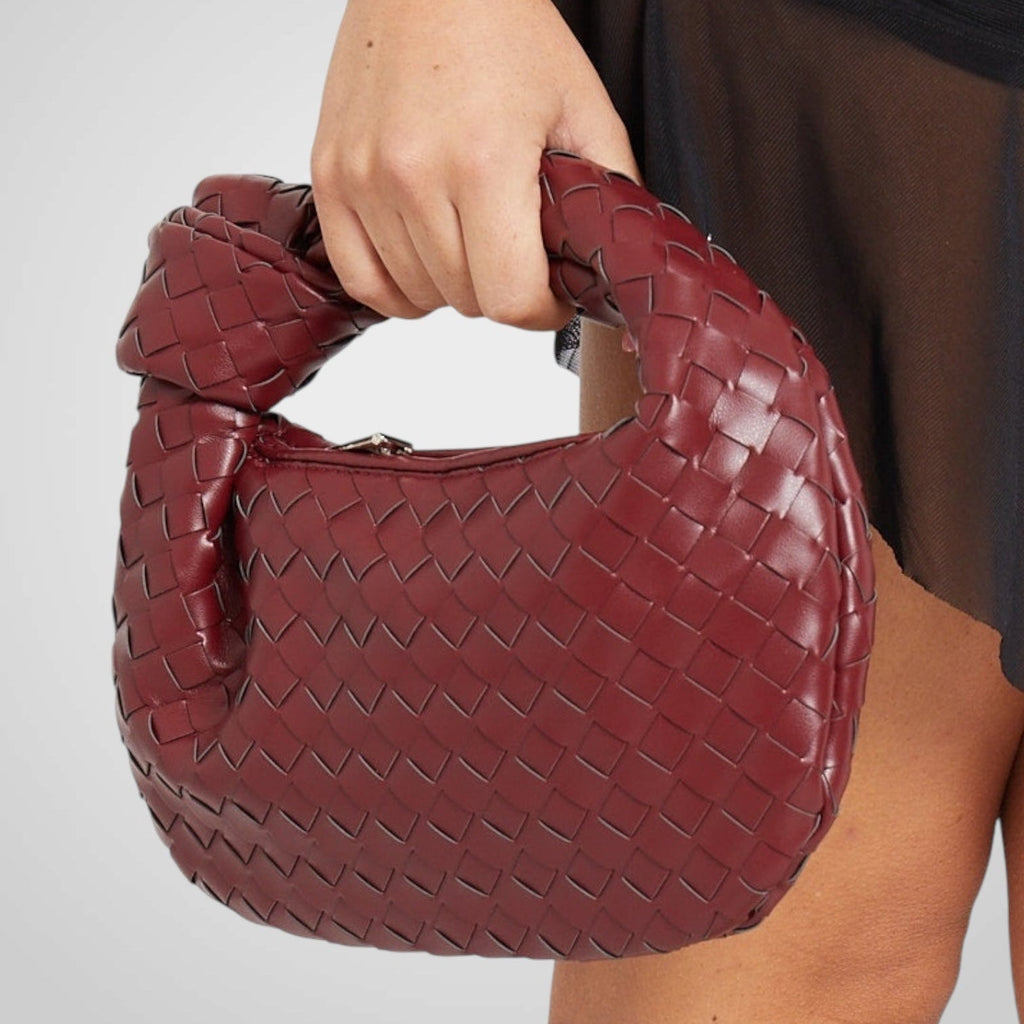 Aura | Mini Woven Knot Handle Bag