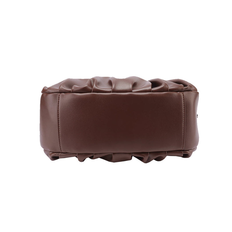 Chara | Leather Croissant Sling Bag