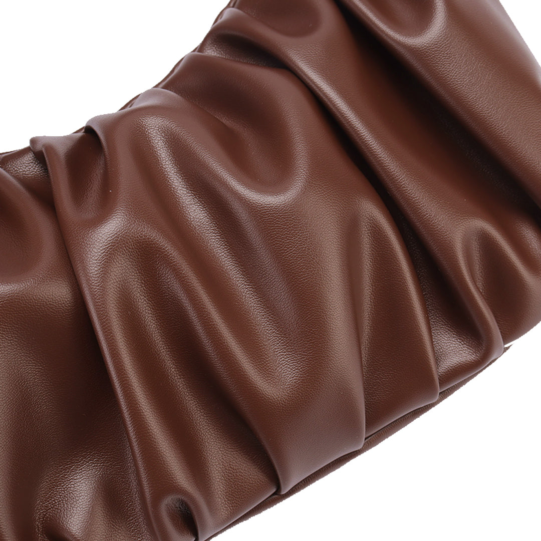 Chara | Leather Croissant Sling Bag