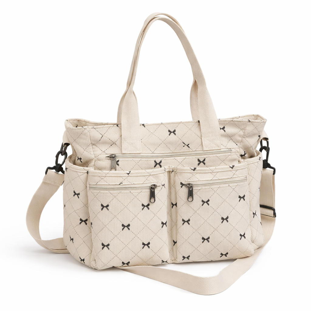 Kanna | Ribbon & Stitch Detail Bag