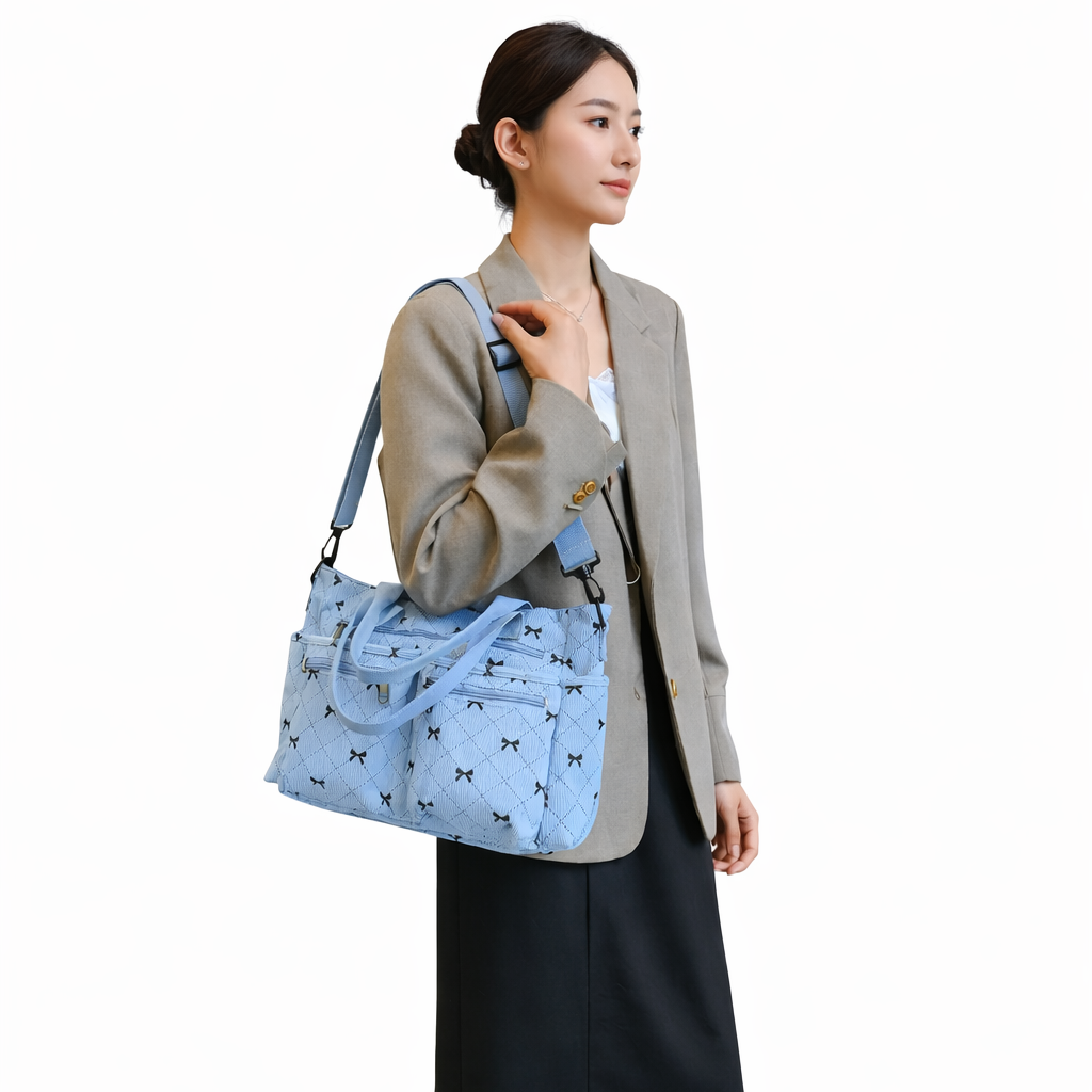 Kanna | Ribbon & Stitch Detail Bag